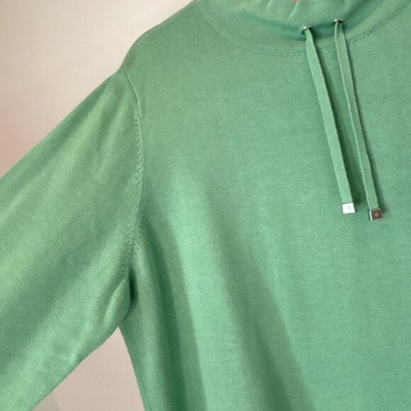 Isaac Mizrahi Pullover Mock Neck Sweater Tunic Kangaroo Pocket Size XL *D20 - Picture 5 of 16